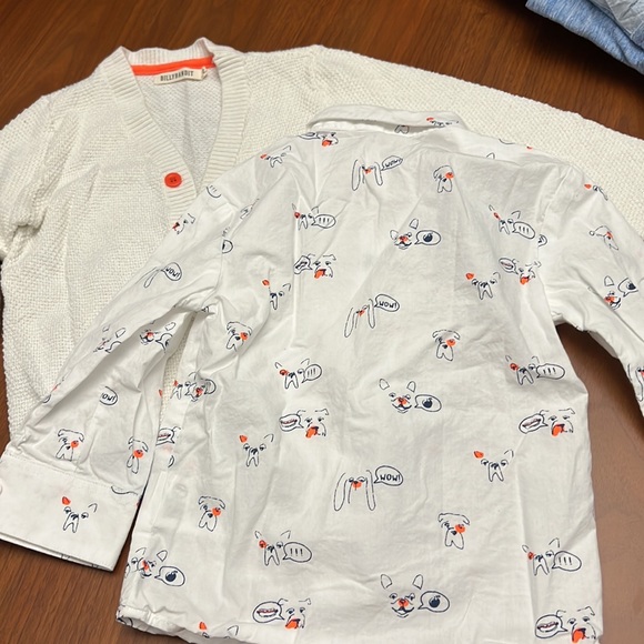 Boys Billy Bandit Dress Shirt & Cardigan Set - Picture 3 of 4